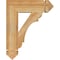 Ekena Millwork Olympic Arts & Crafts Rough Sawn Bracket, Western Red Cedar, 4"W x 16"D x 20"H BKT04X16X20OLY03RWR - alternate 3